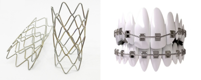 Nitinol Arterial Stents and Orthodontic Wires